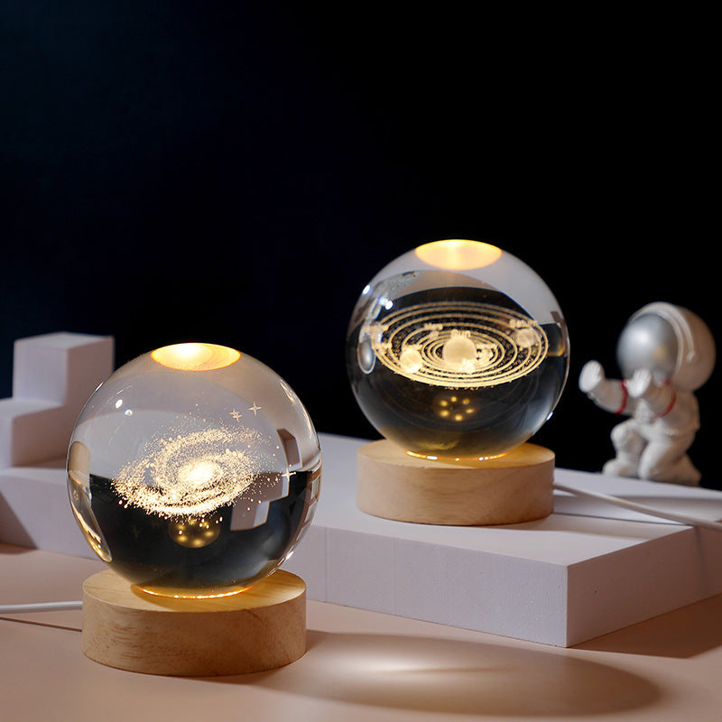 Lámpara esfera de cristal