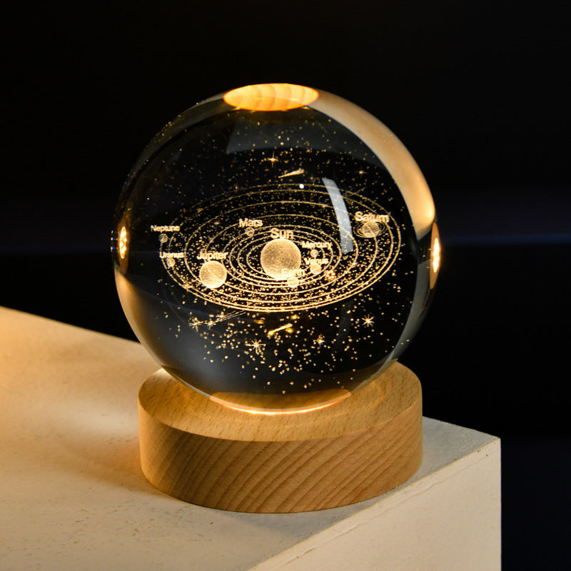 Lámpara esfera de cristal