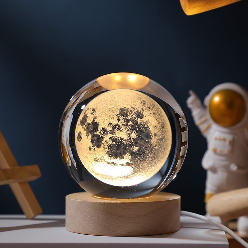 Lámpara esfera de cristal