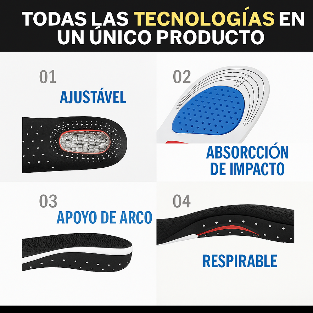 CloudWalk Orthotics™ - Plantilla Gel Ajustable