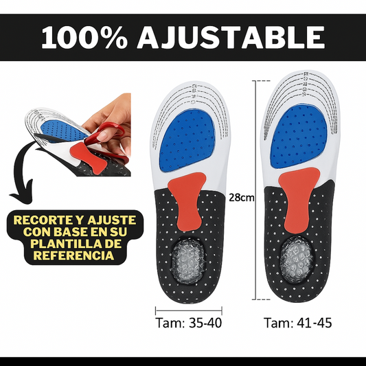 CloudWalk Orthotics™ - Plantilla Gel Ajustable