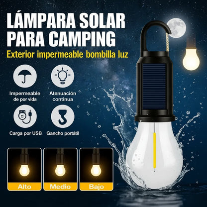 EcoGlow - Ampolleta solar (Pack 2 unidades)