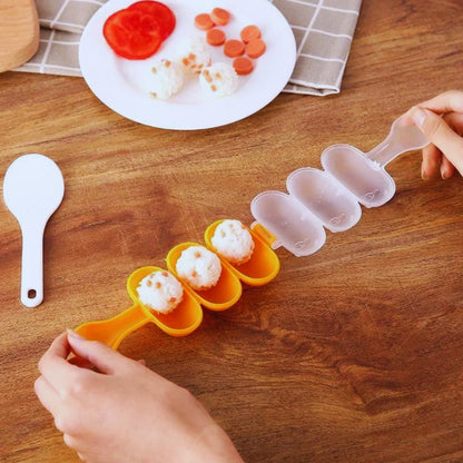RiceCube™ Moldes bolitas de arroz perfectas (3 unidades)