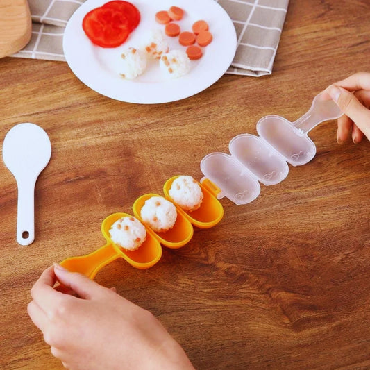 RiceCube™ Moldes bolitas de arroz perfectas (3 unidades)
