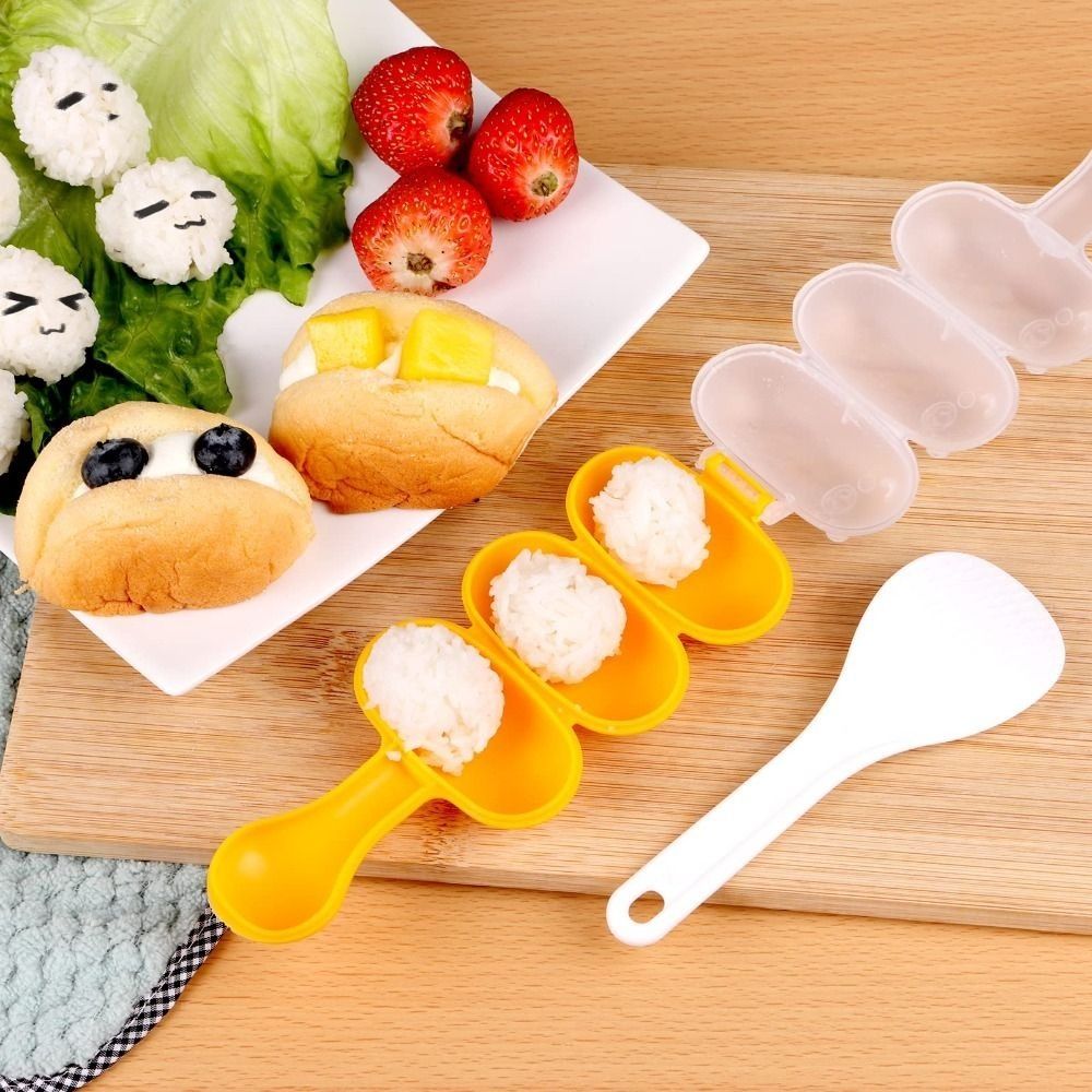 RiceCube™ Moldes bolitas de arroz perfectas (3 unidades)