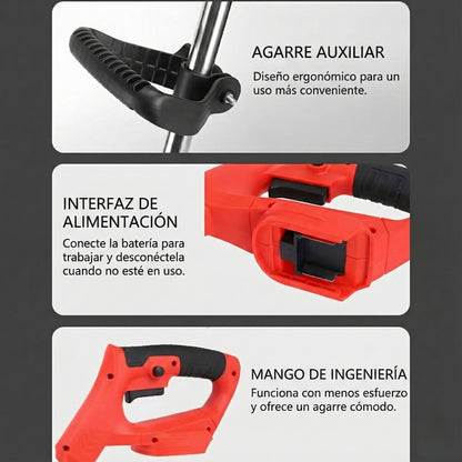 TurboTrim - Cortacésped Inalámbrico 48v (2 baterías)