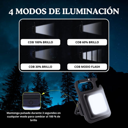 LumiKey™ - Llavero Mini linterna LED (Pack de 2 unidades)
