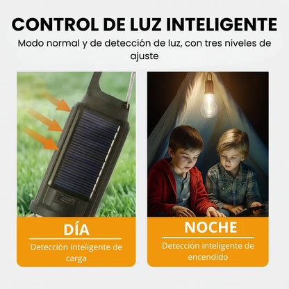 EcoGlow - Ampolleta solar (Pack 2 unidades)