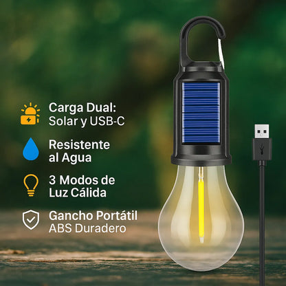 EcoGlow - Ampolleta solar (Pack 2 unidades)