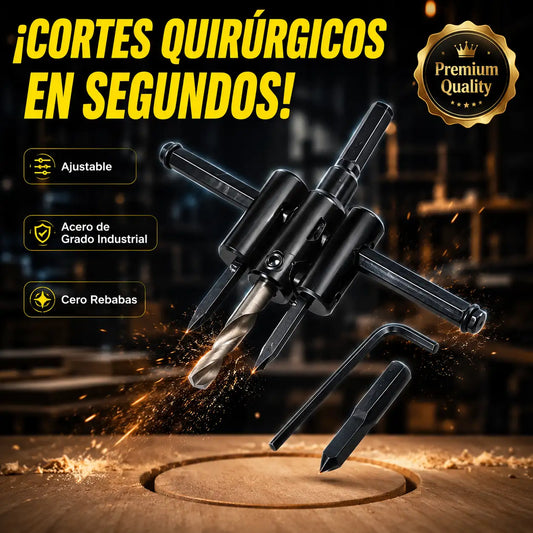 CircleMaster™ Pro - Broca ajustable cortador de agujeros