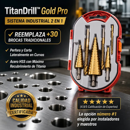 TitanDrill™ - Brocas escalonadas
