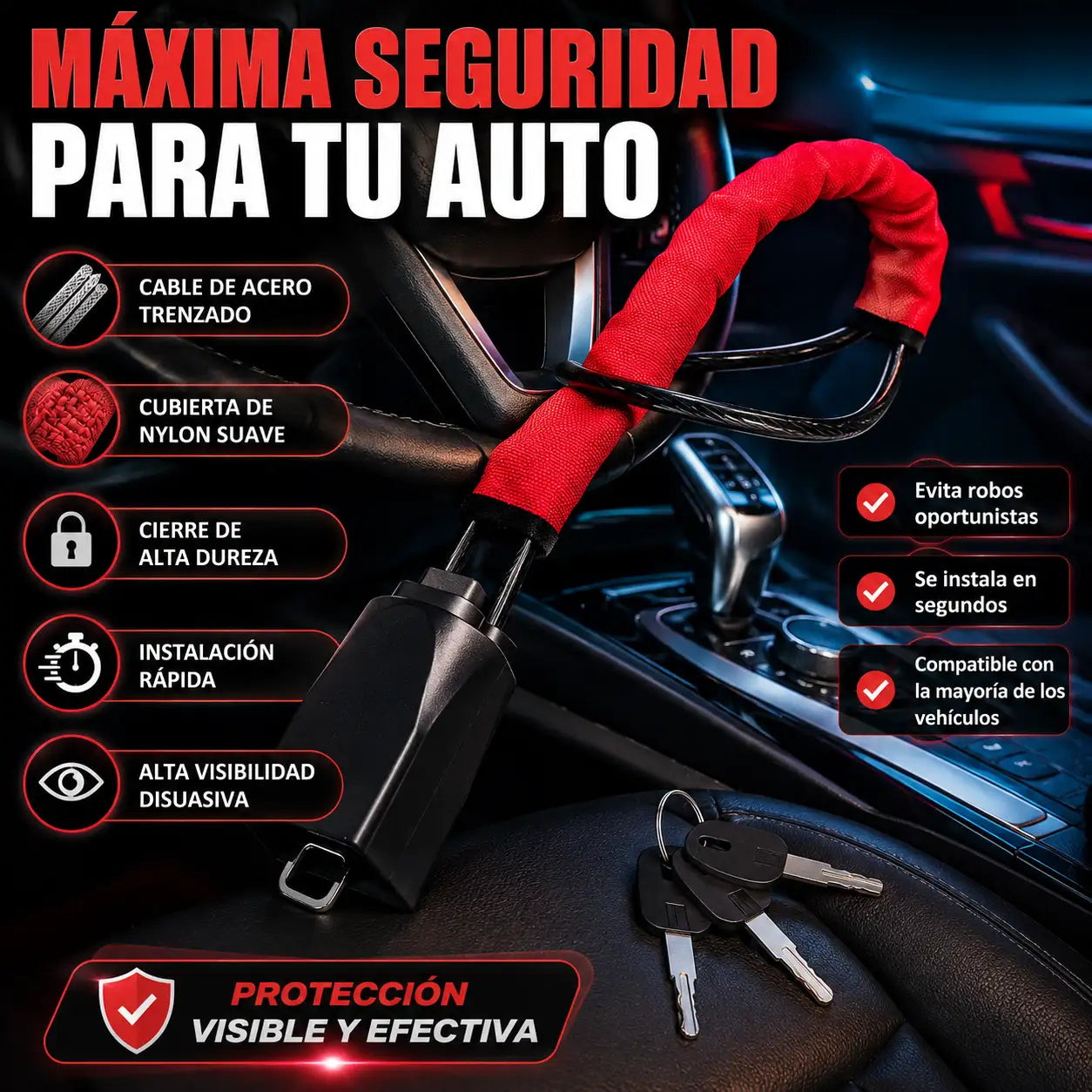 ArmorGrip™ - Traba Volante Al Cinturón De Seguridad