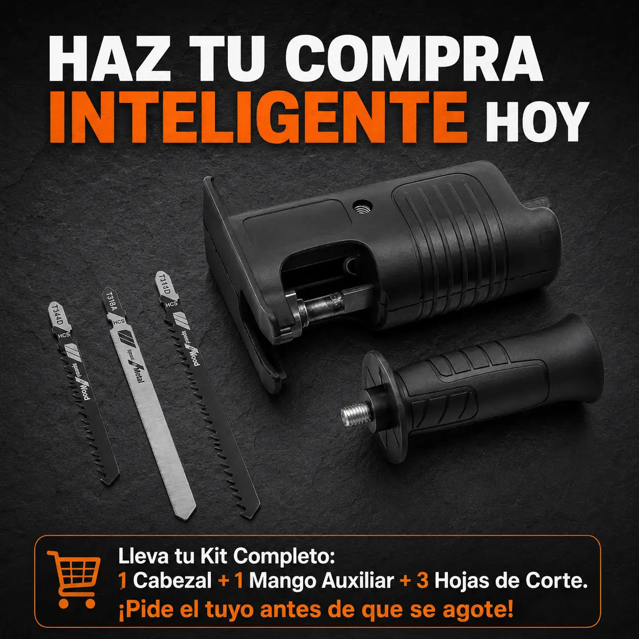 SawMaster™ Pro - Adaptador de sierra para taladro
