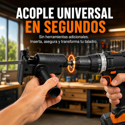 SawMaster™ Pro - Adaptador de sierra para taladro