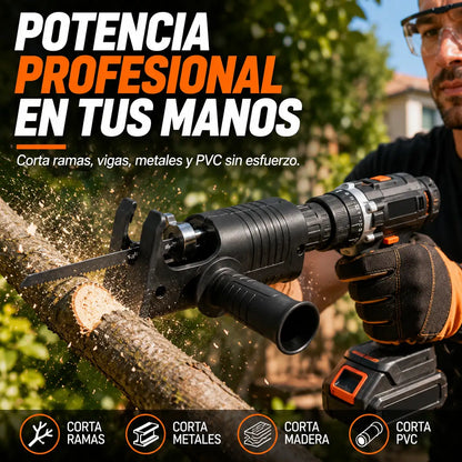 SawMaster™ Pro - Adaptador de sierra para taladro
