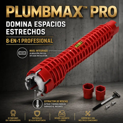 PlumbMax™ Pro - Llave Multifuncional de Gasfitería