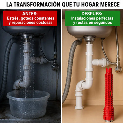PlumbMax™ Pro - Llave Multifuncional de Gasfitería