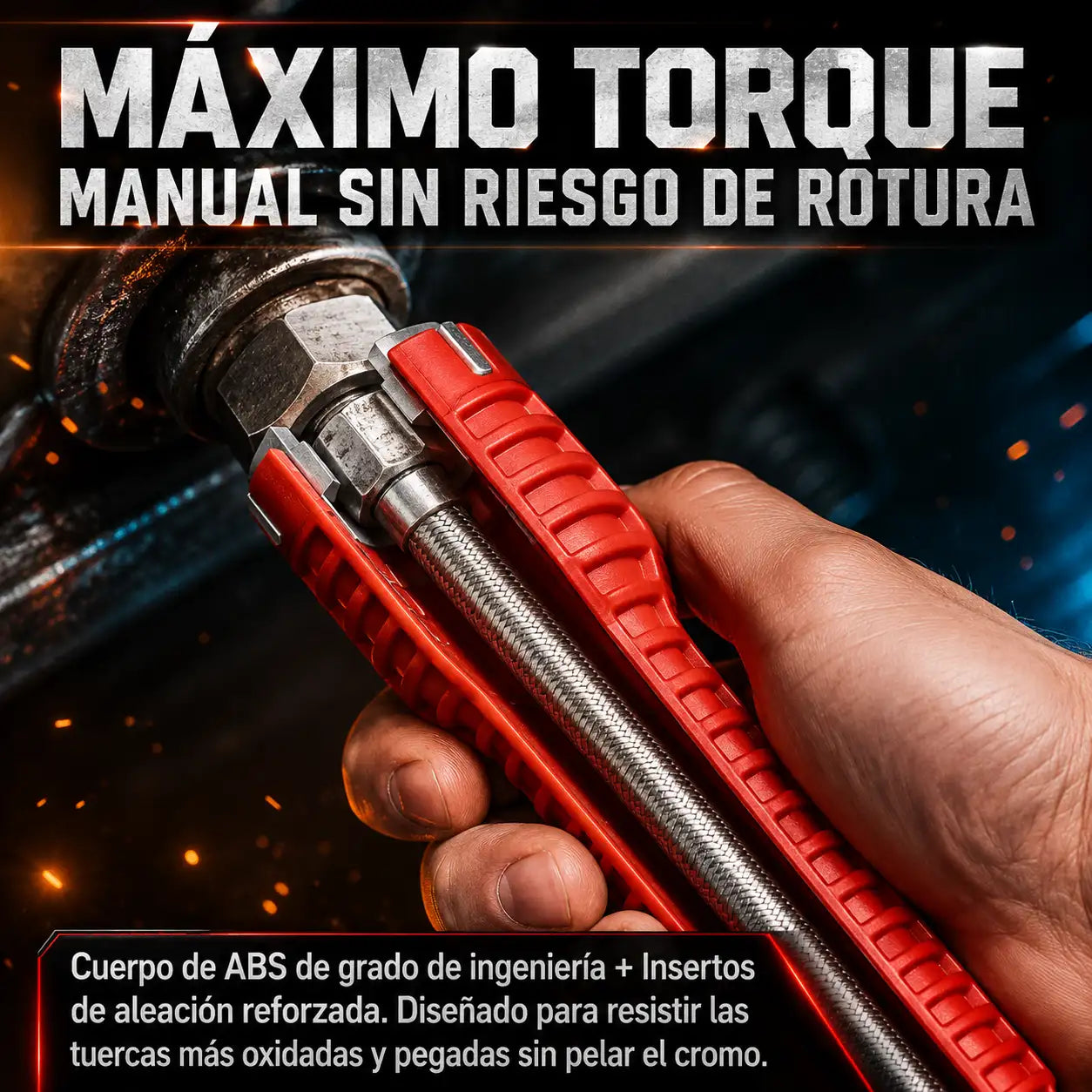 PlumbMax™ Pro - Llave Multifuncional de Gasfitería