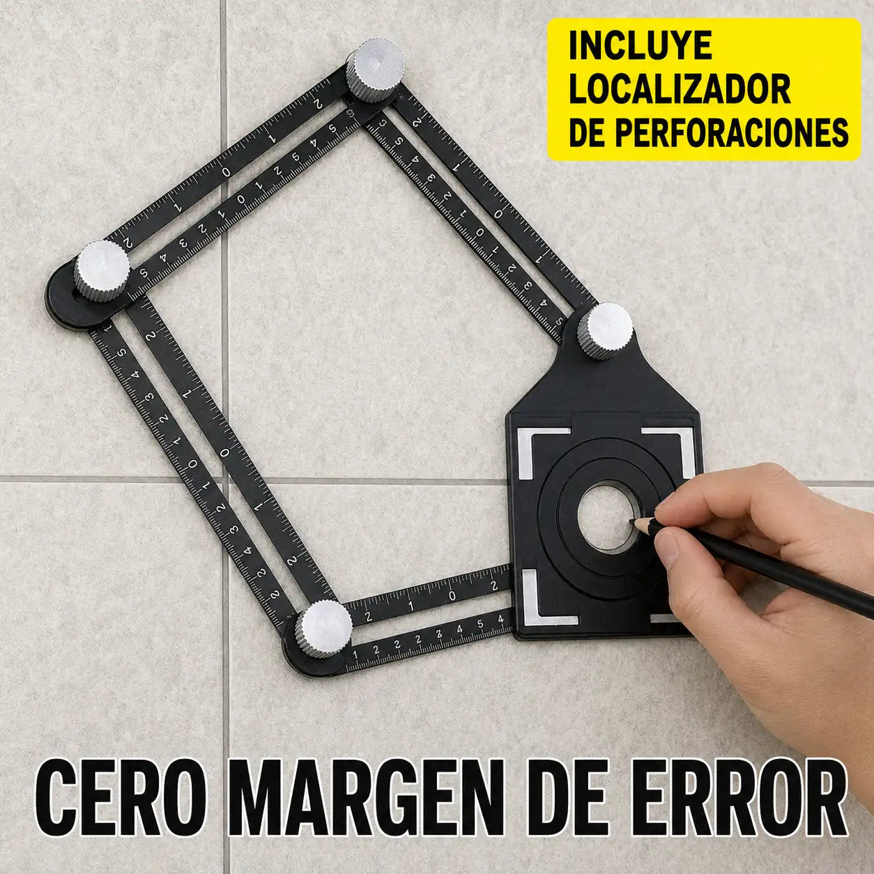 AngleMaster™ - Regla Multiángulo De Aluminio