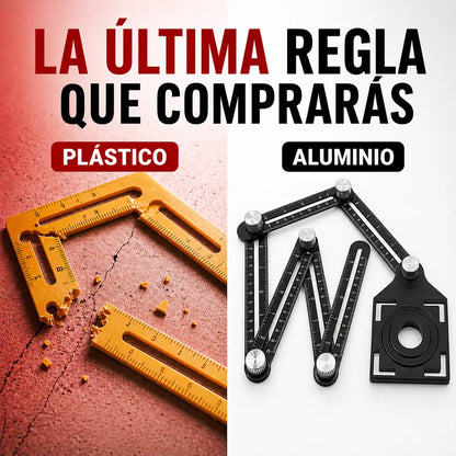 AngleMaster™ - Regla Multiángulo De Aluminio