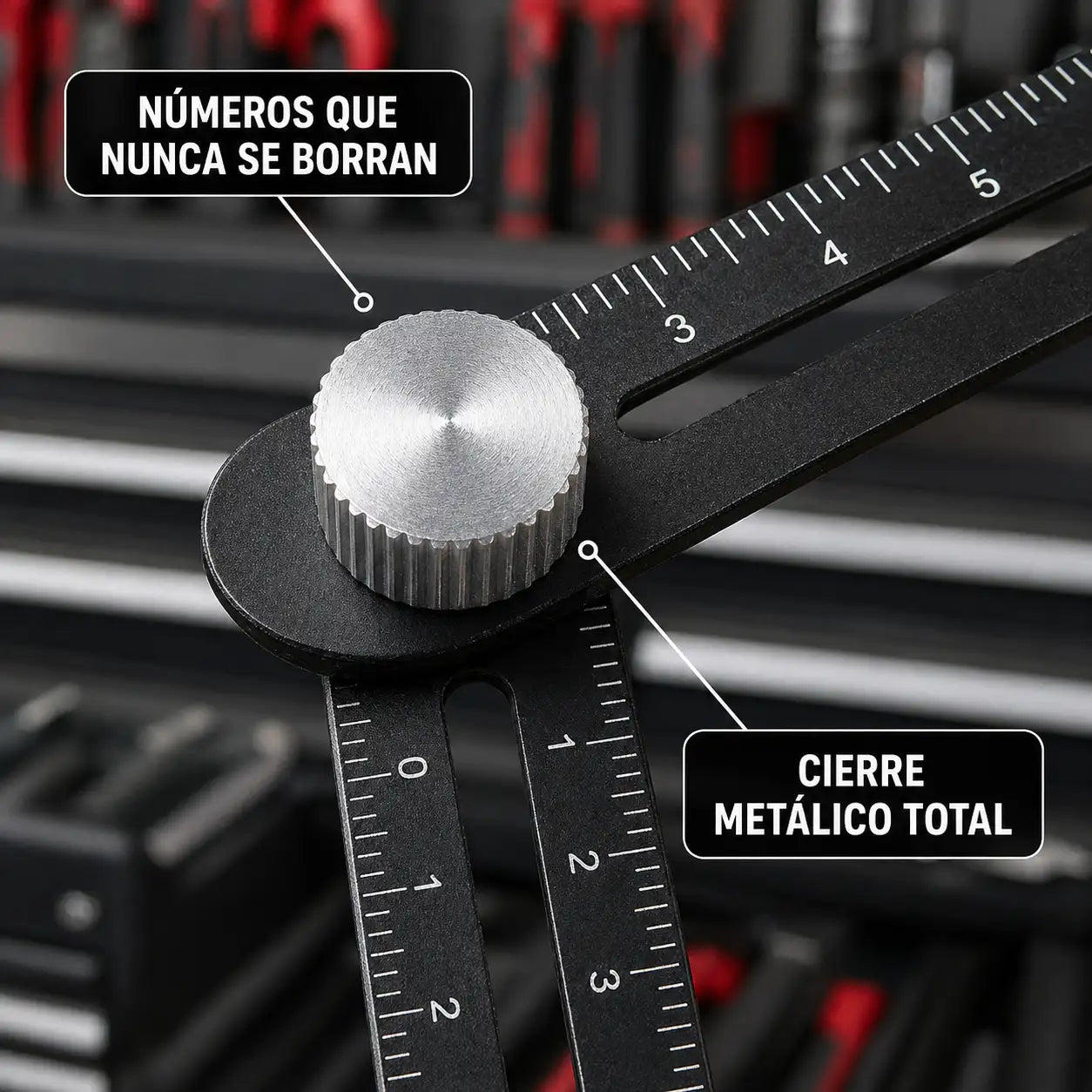 AngleMaster™ - Regla Multiángulo De Aluminio