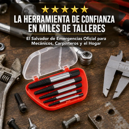 ScrewOut™ - Kit 5 Extractores de Pernos