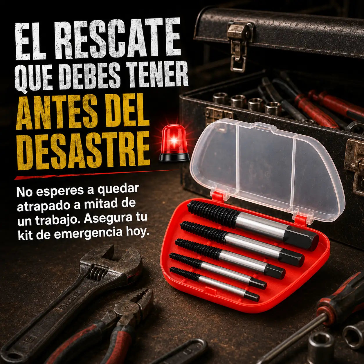 ScrewOut™ - Kit 5 Extractores de Pernos