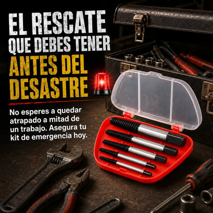 ScrewOut™ - Kit 5 Extractores de Pernos