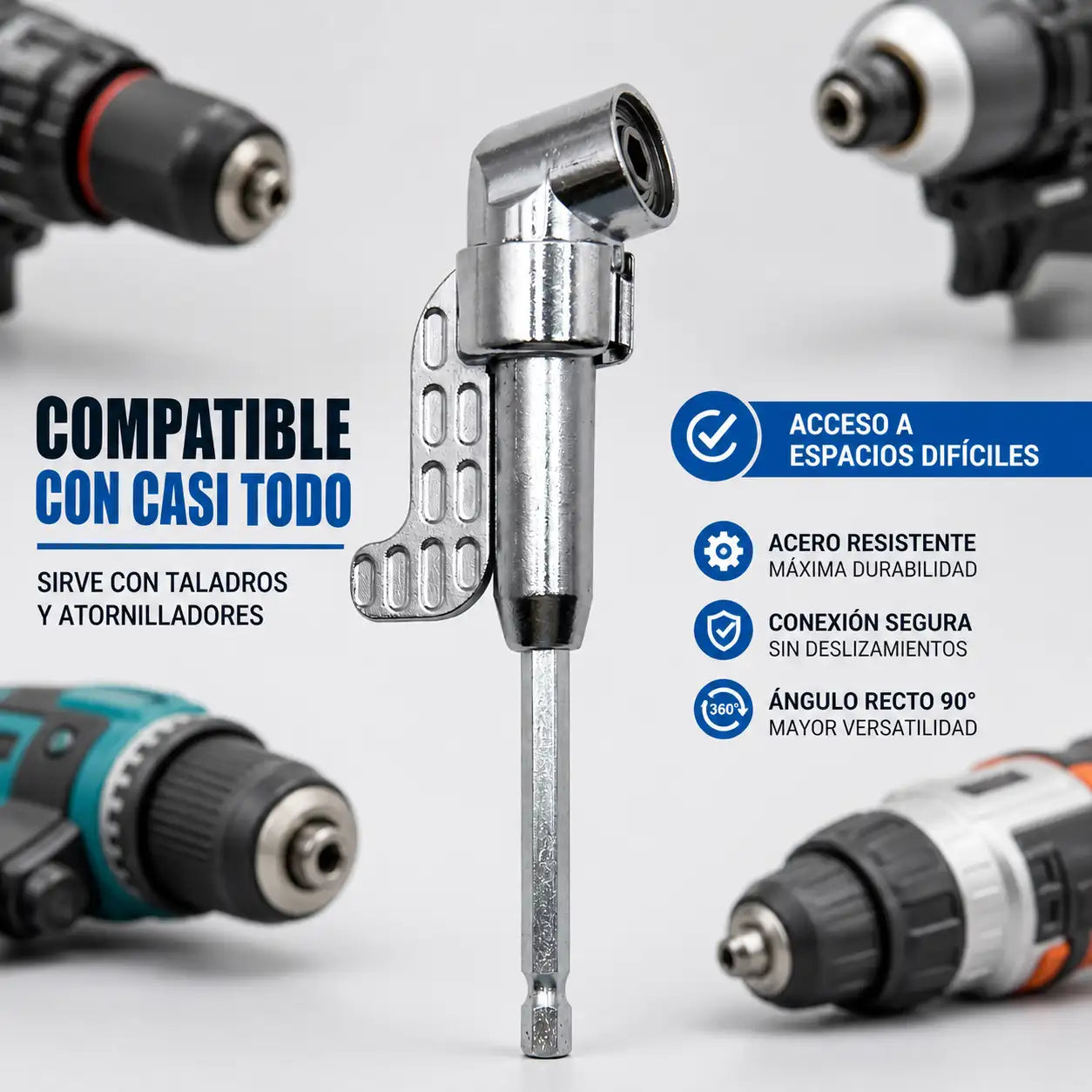 CornerMaster™ - Extención De 105 Grados Para Taladros