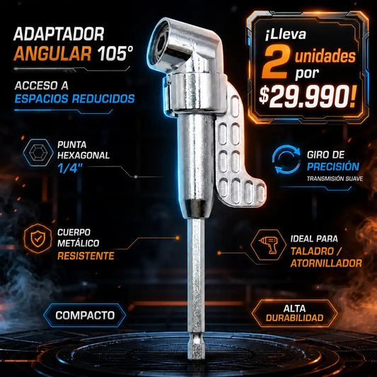 CornerMaster™ - Extención De 105 Grados Para Taladros