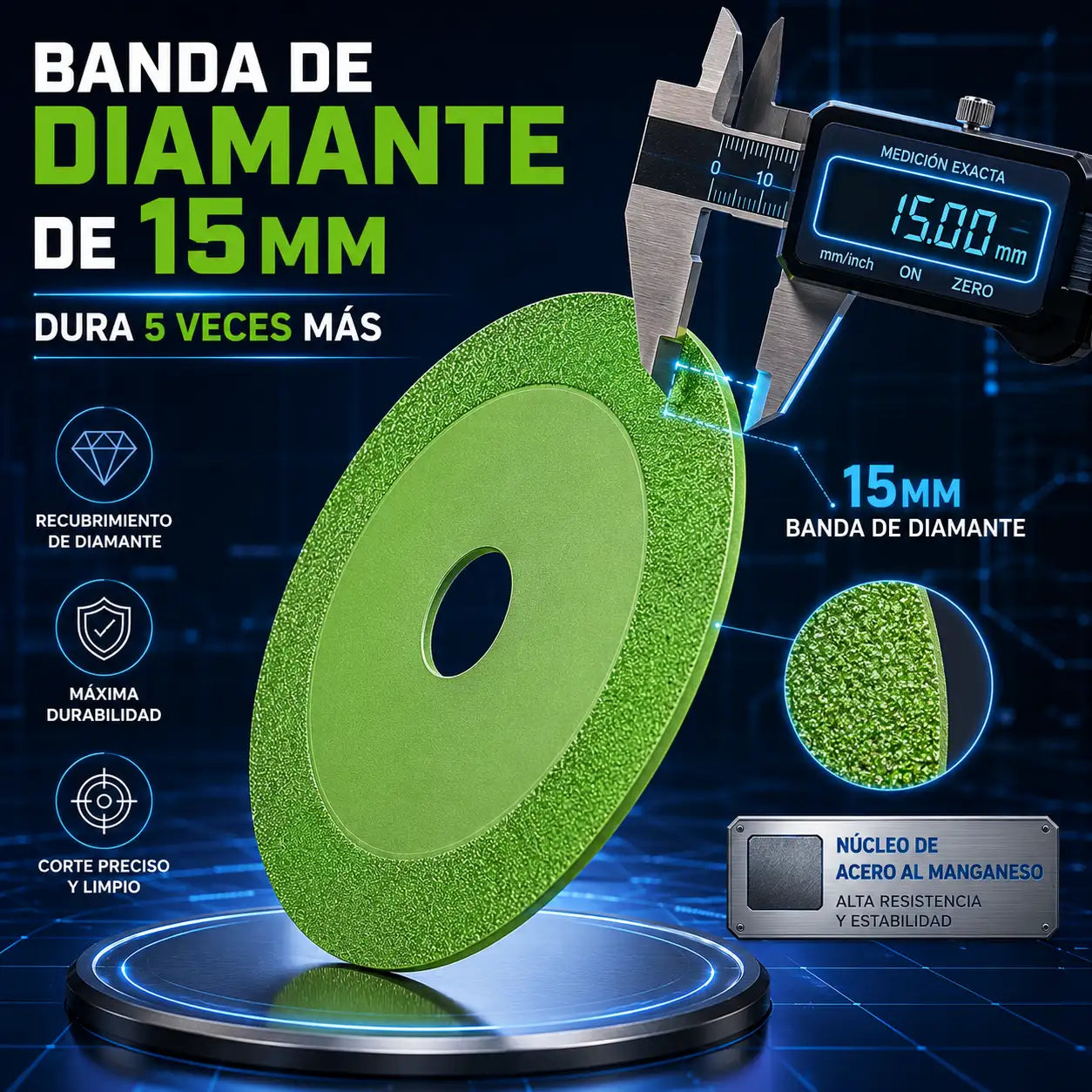 ✨ GlassCut™ Diamond Pro - Disco cortador de vidrio y cerámica (Pack)