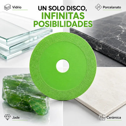 ✨ GlassCut™ Diamond Pro - Disco cortador de vidrio y cerámica (Pack)