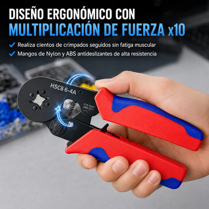 CrimpMaster™ - Alicate Crimpeadora + 1200 terminales