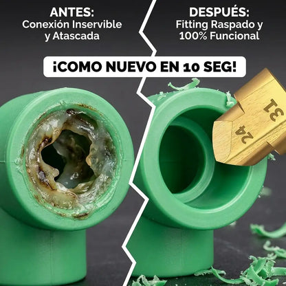PipeFix™ Pro - Broca para recuperar conexiones de tubo pvc (Set de 3 brocas)