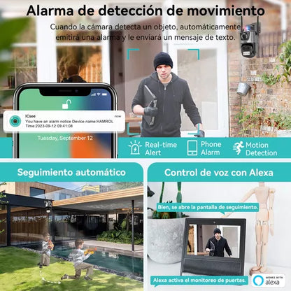 GuardianEye Pro™ - Cámara de seguridad IP Wifi