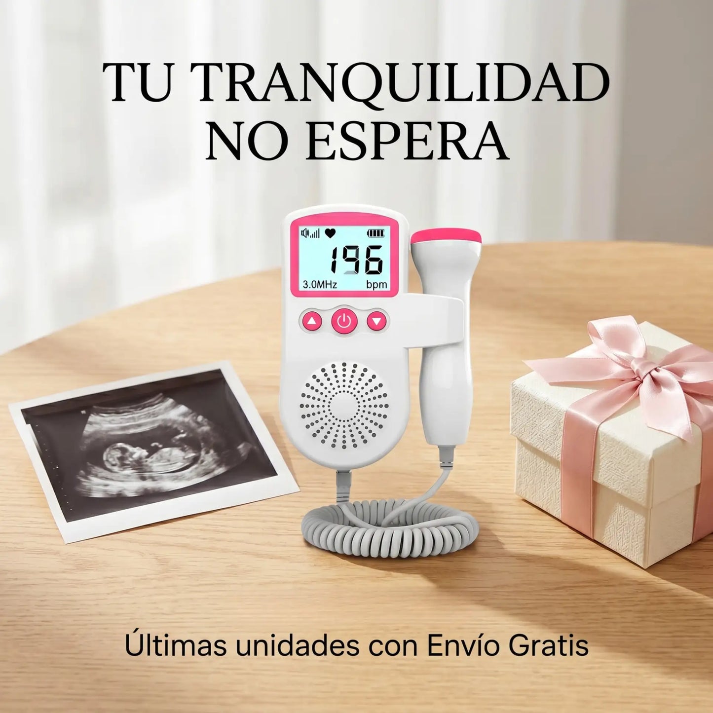 BabyBeat™ - Monitor De Frecuencia Latidos Del Bebé