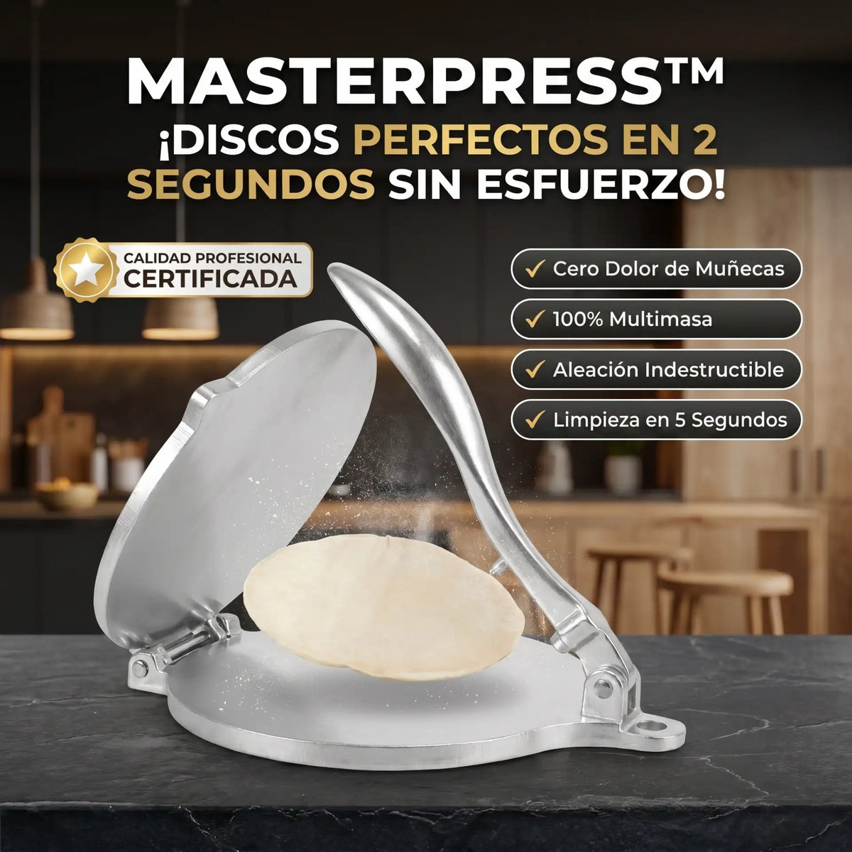 MasterPress™ - Prensa para masas