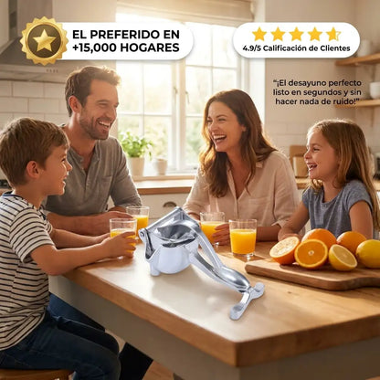 JuiceMaster™ Pro - Exprimidor de frutas metálico