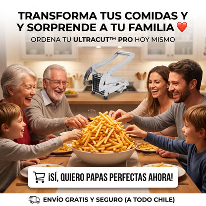 UltraCut™ Pro - Cortador Papas Fritas De Acero Manual