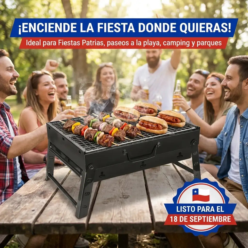 GrillPro™ - Parrilla Plegable