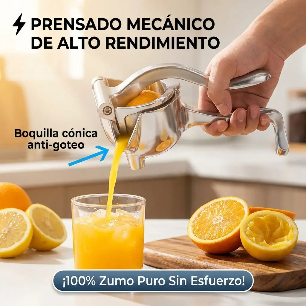JuiceMaster™ Pro - Exprimidor de frutas metálico