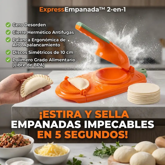 ExpressEmpanada™ 2-en-1 - Prensa Para Empanadas