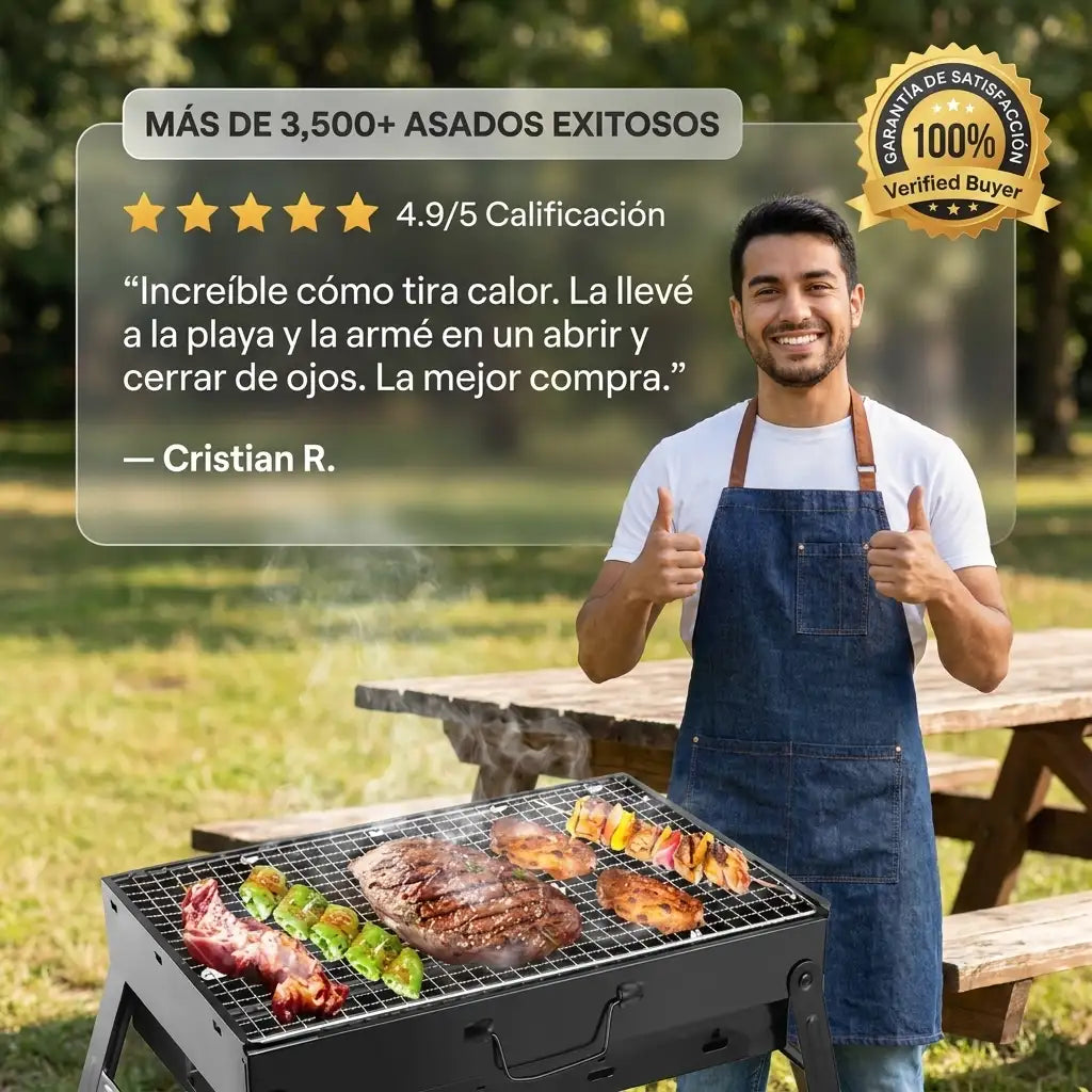 GrillPro™ - Parrilla Plegable