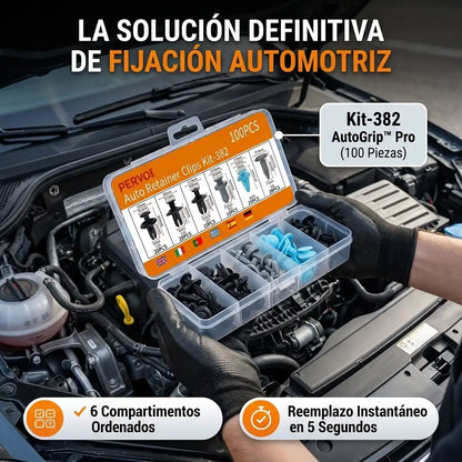 AutoGrip™ Pro - Kit Clips Plásticos Universales Para Vehículo