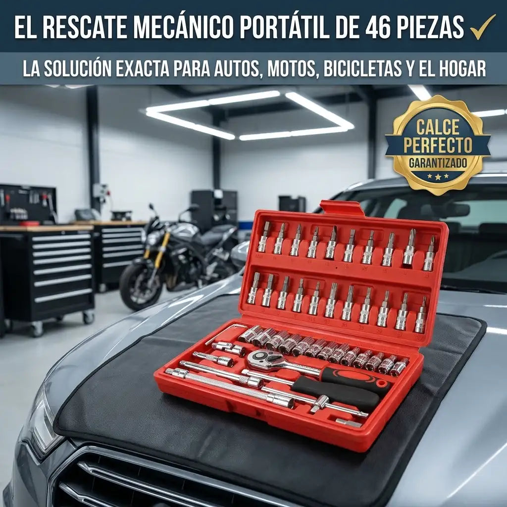 TorquePro™ - Kit de 46 herramientas mecánicas