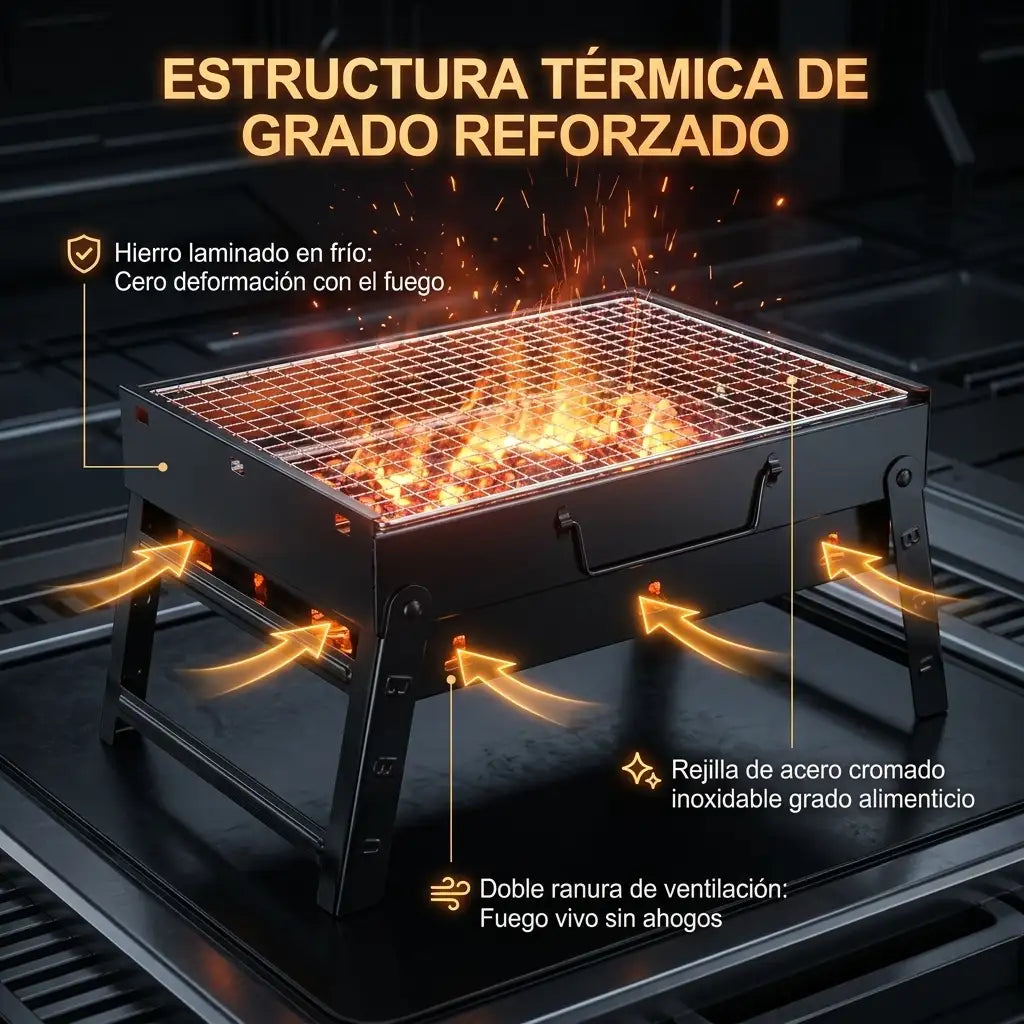 GrillPro™ - Parrilla Plegable