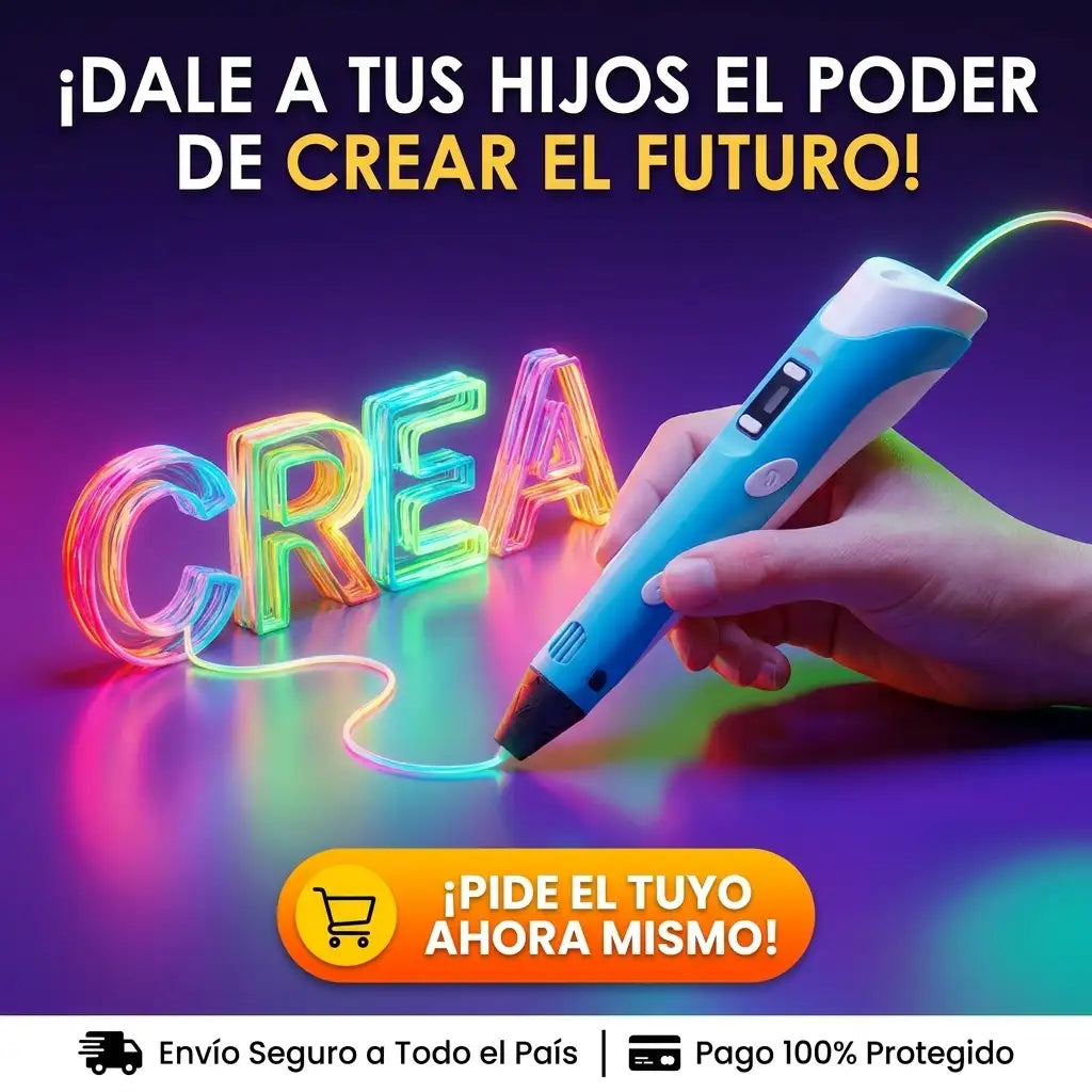 Magic 3D Pen™ - Lapiz 3D con 100 Metros filamentos