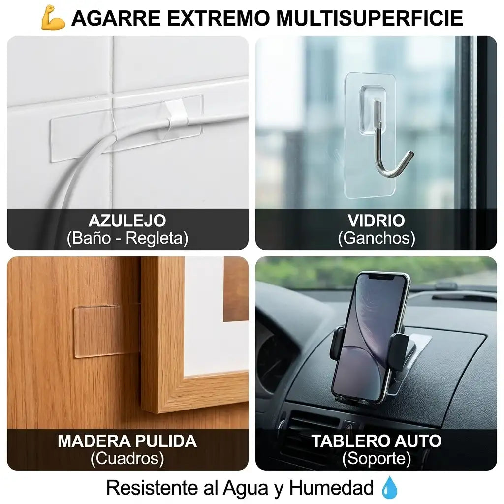 NanoGrip™ Pro - Cinta adhesiva doble contacto (Pack 2 unidades)
