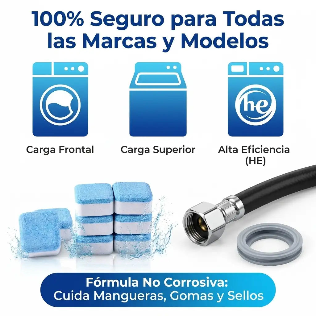 WashClean™ Pro - Pastillas Limpiadoras Para Lavadoras