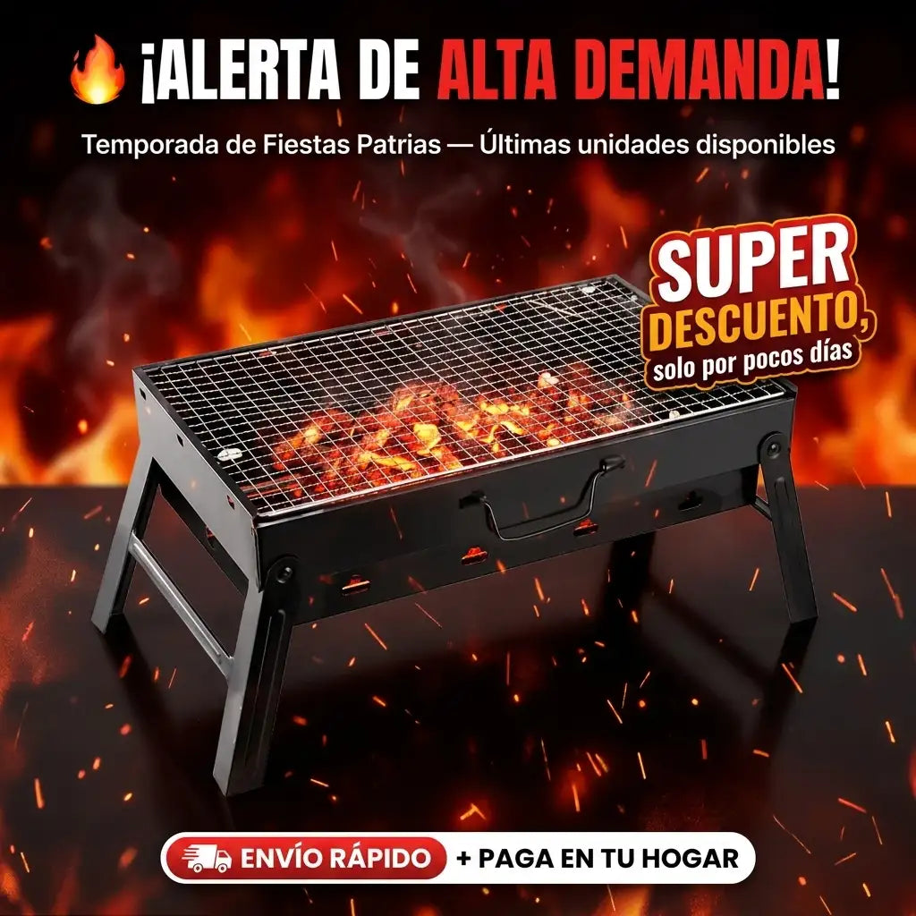 GrillPro™ - Parrilla Plegable